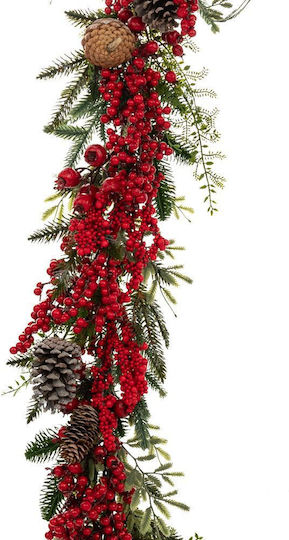 Iliadis Weihnachtliche Girlande Berries Grün 180cm 1Stück