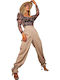 Women's Fabric Trousers Ecru