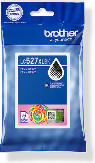 Brother Γνήσιο Μελάνι Εκτυπωτή InkJet Μαύρο (LC-527XLBK)