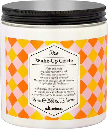 Davines Wake-up Circle Μάσκα Μαλλιών για Ενδυνάμωση με Άργιλο 750ml