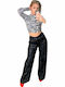 Women's Fabric Trousers Black