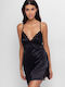 Dorina Winter Damen Nachthemd Black