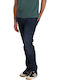 Men's Elastic Jeans Pants with Slim Fit Blue