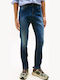 Men's Jeans Pants Elastic with Slim Fit Denim Dark