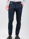 Hose Chino Elastisch in Schlanker Passform Blue