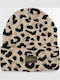 Beanie Feminin Căciulă Tricotat în culoarea Ecru