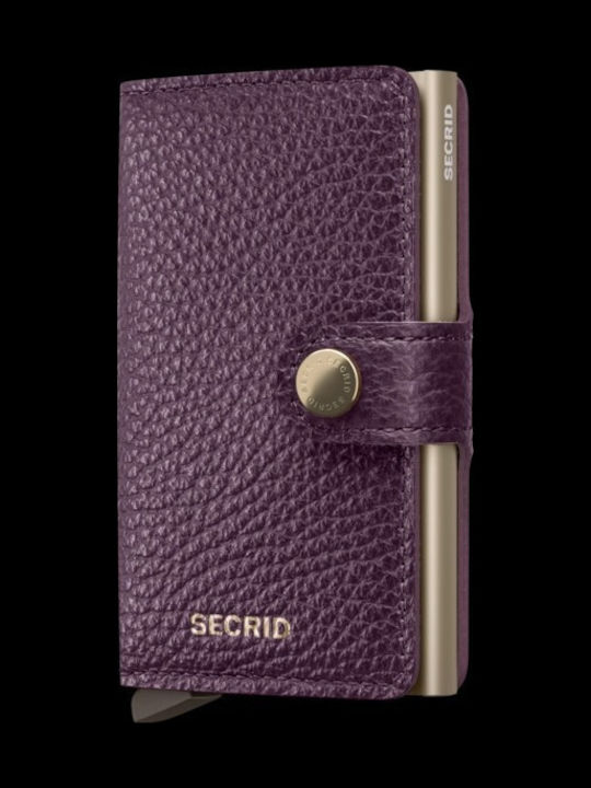 Secrid Miniwallet Ανδρικό Πορτοφόλι με RFID Μωβ