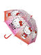 Hello Kitty Umbrelă pentru copii Baston Roz cu diametrul de 45cm.