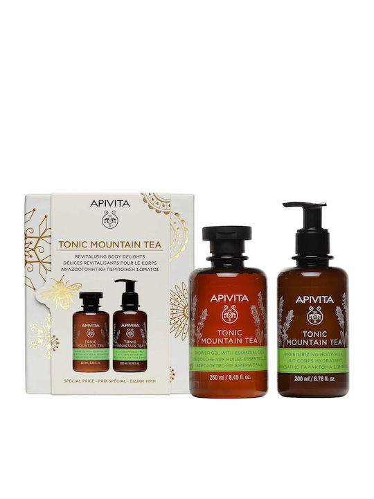 Apivita Tonic Mountain Tea Σετ Περιποίησης για Ενυδάτωση & Καθαρισμό Σώματος Apivita Tonic Mountain Tea Σετ Περιποίησης για Ενυδάτωση & Καθαρισμό Σώματος