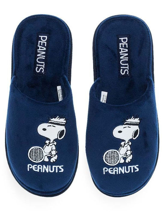 Parex Peanuts Men's Slipper Blue