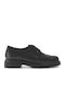 Leder Damen Oxfords in Schwarz Farbe
