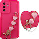Volte-Tel Hearts Strap Back Cover Silicon cu Cu...