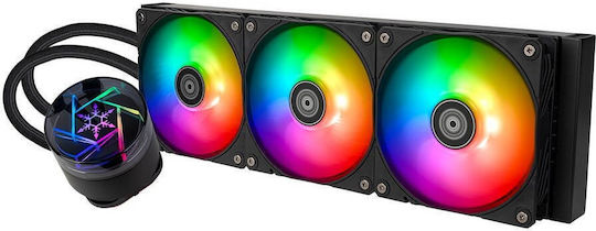 Silverstone NovaPeak 360 Water Cooling System AIO CPU with 3 Fans 120mm and ARGB Lighting
