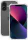 Mobilis Umschlag Rückseite Silikon Transparent (iPhone 16)