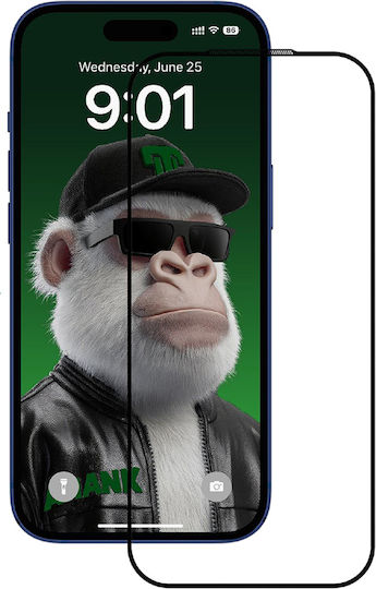 ANANK 2.5D Displayschutzfolie Schwarz (iPhone Air)
