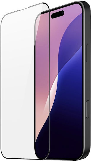 Full Glue Full Face Tempered Glass Μαύρο (iPhone Air)