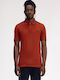 Twin Tipped Polo T-shirt Burned Red M3600-Z62