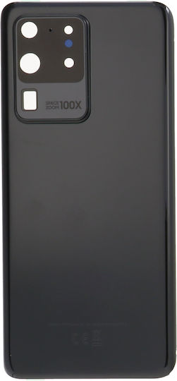 Battery Cover Black for Galaxy S20 Ultra