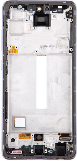 Samsung A525f Galaxy A52 A526b Galaxy A52 5G LCD Display + Touch Unit Purple Service Pack