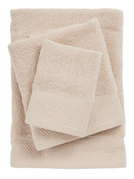 Das Home Bath Towel Set 3pcs Best 0833 Taupe We...
