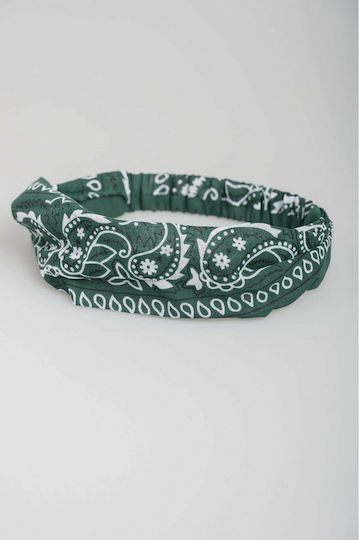 Cotton Bandana Patterned Elastic Back 815 Rima Cypress