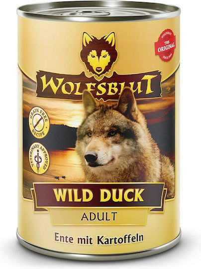 Wolfsblut Wet Food Dogs in Cans with Duck Grain-Free & Gluten-Free