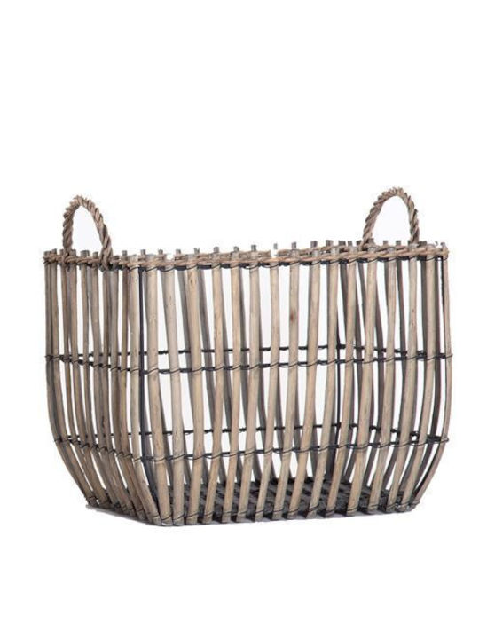 Nef-Nef Homeware Harvest Decorative Basket Wicker Beige 32x22x24cm