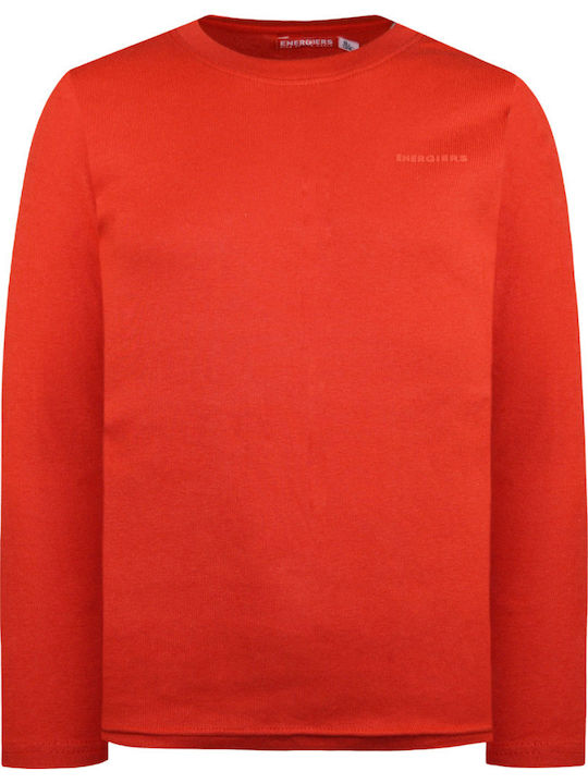 Energiers Kids' Shirt Long Sleeve Red