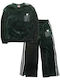 Kids Sweatpants Set Green 2pcs