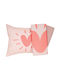 Das Home Baby Sheets Set Crib Cotton Pink 125x170cm 3pcs