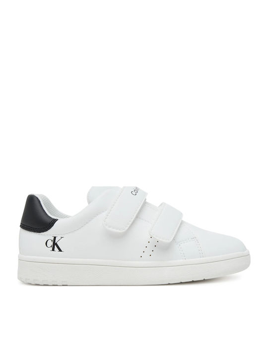 Παιδικά Sneakers με Σκρατς Λευκά