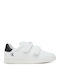 Παιδικά Sneakers με Σκρατς Λευκά