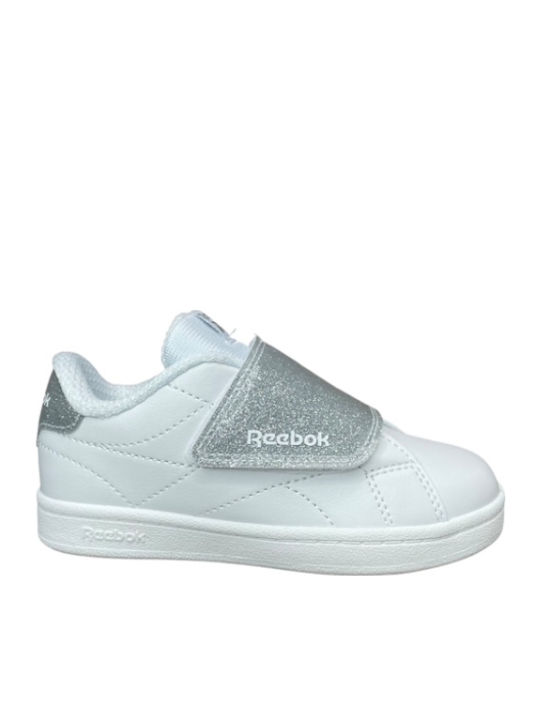 Court Kinder Sneakers mit Klettverschluss Weiß