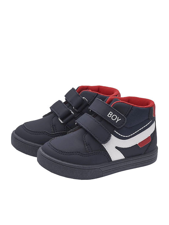 Falafel Kids Sneakers High with Scratch Blue