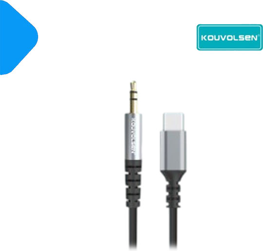 Kouvolsen USB 2.0 Kabel USB-C männlich - 3.5mm 1.5m (KOS-2041)