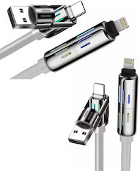 Hyperloq USB zu Blitzschlag / Typ-C Kabel 1,2 m