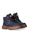 Kids Boots with Zipper Blue