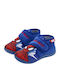 Kinderhausschuhe Stiefel Blau