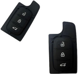 Piesă De Schimb Din Cauciuc Pentru Cheie Auto Renault-Dacia 3 Butoane 1182-F Piesă De Schimb Din Cauciuc Pentru Cheie Auto Renault-Dacia 3 Butoane 1182-F