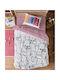 Kentia Zuzu Set Kids Duvet Cover Semi-double with Pillowcase Cotton White 190x270cm