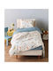 Kentia Sheet Set Single Cotton Versus Ecru 160x245cm 3pcs