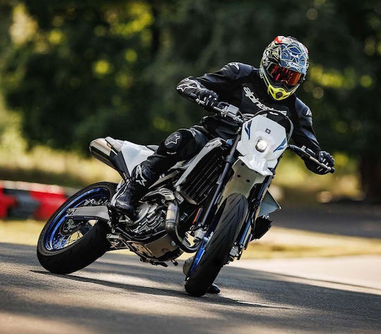 1 Час Supermoto Урок Собствен Мотор 1 Лице