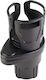 Car Cup Holder Foldable 2 Positions for Console in Black Color