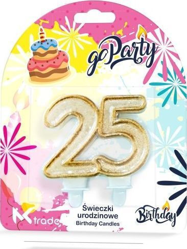 Κεράκια Γενεθλίων Go Party Sf-057 25 Mk Trade