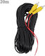 Rca Kabel Arsenik Rca Arsenik 20m Verbindung Cctv Kamera Auto Wn-2818