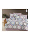 MayHome Σετ Πάπλωμα King Size 260x240εκ. Γεωμετρικό 3τμχ 350 GSM