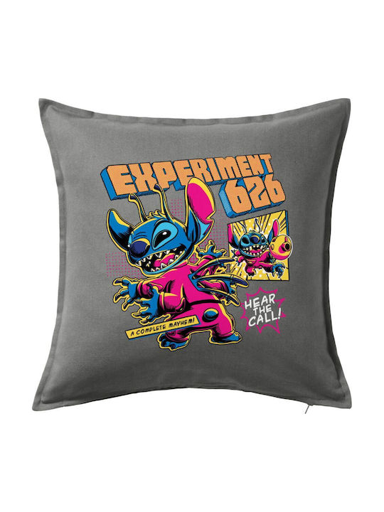 Stitch Experiment 626 Μαξιλάρι Καναπέ Γκρι 100%...