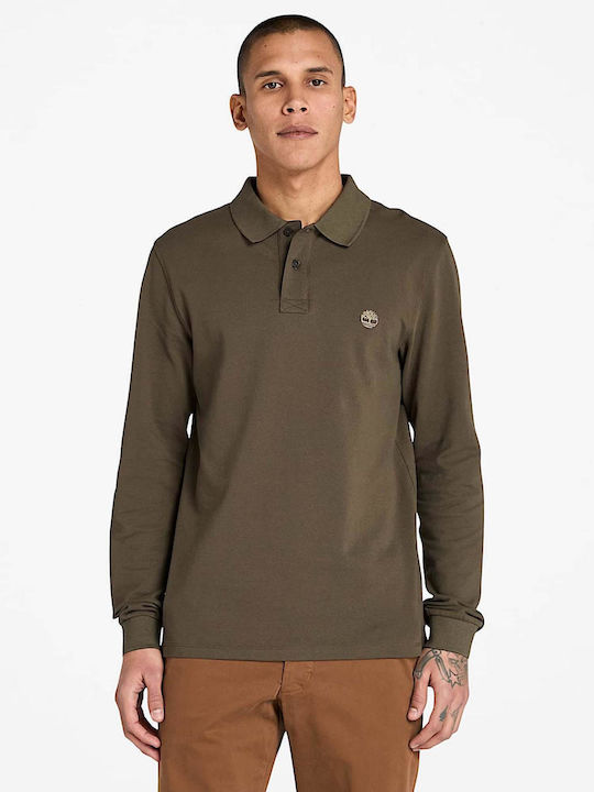 Timberland Millers River Polo Long Sleeve Blous...
