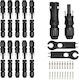 Set 10 Conectori Onuvio MC4 Evo2 Accesorii Fotovoltaice Panouri Solare Masculin Feminin 1500V 45A Certificat CE RoHS Impermeabil IP67