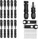 Set 10 Conectori Onuvio MC4 Evo2 Accesorii Fotovoltaice Panouri Solare Masculin Feminin 1500V 30A Certificat CE RoHS Impermeabil IP67